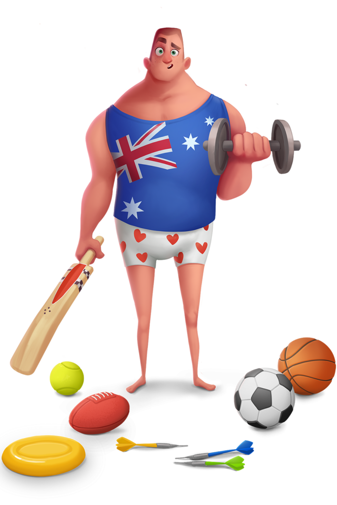 BAZZA - Average AF mascot